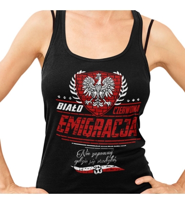 TANK TOP DAMSKI EMIGRACJA